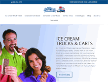 Tablet Screenshot of icecreamonwheels.com